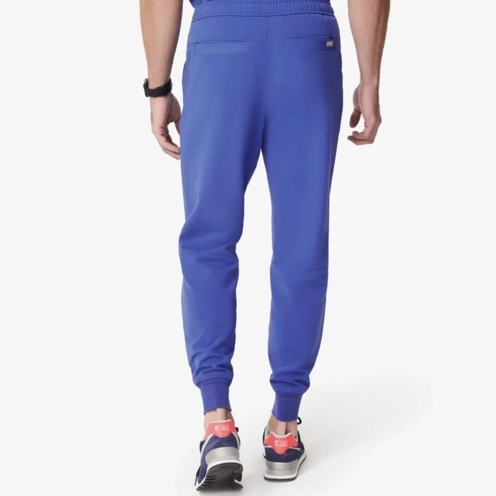 Figs Men's Tansen Jogger in Denim Blue Size Medium Scrubs Medical Nursing
